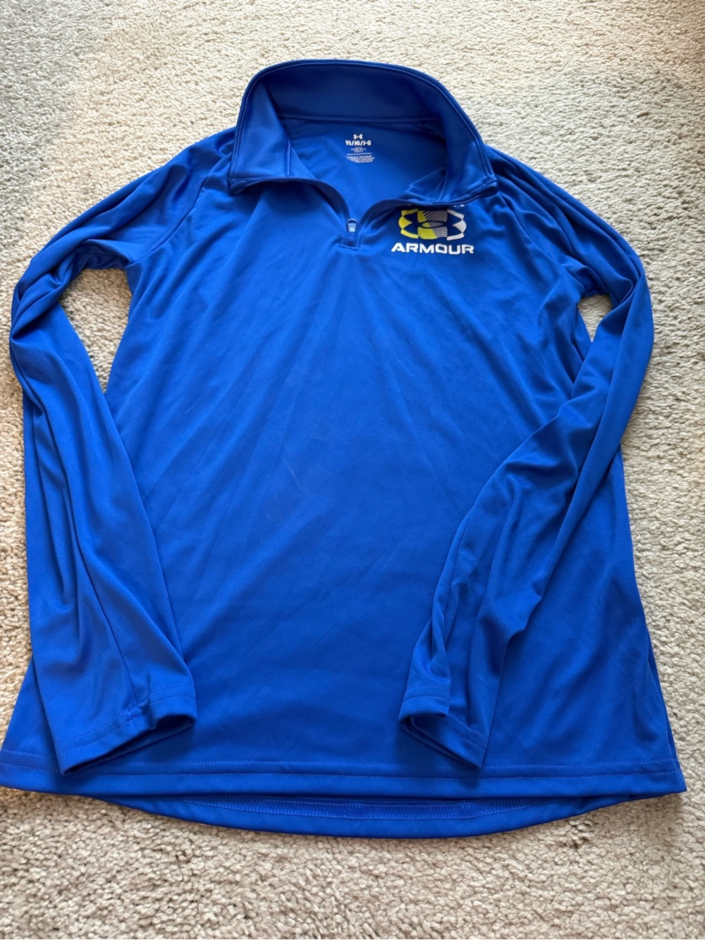 Boys Under Armour Quarter-Zip Pullover